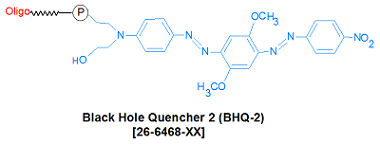 picture of BHQ-2 (Black Hole Quencher 2, 3')